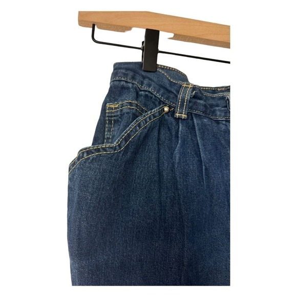 Zena Vintage High-Waisted Mom Jeans Dark Wash Denim Retro 90s Style Size 12‎ - Picture 4 of 15